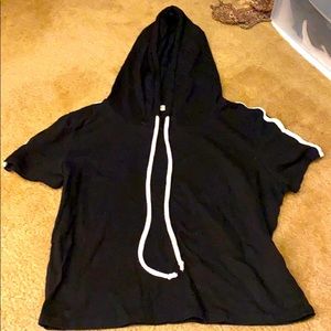 Crop top hoodie